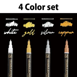 Kuretake ZIG Cartoonist MANGAKA OPAQUE LINER 4 color set, CNMOL/4V