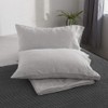 King Linens 100% French Linen Pillowcases Pack of 2 with