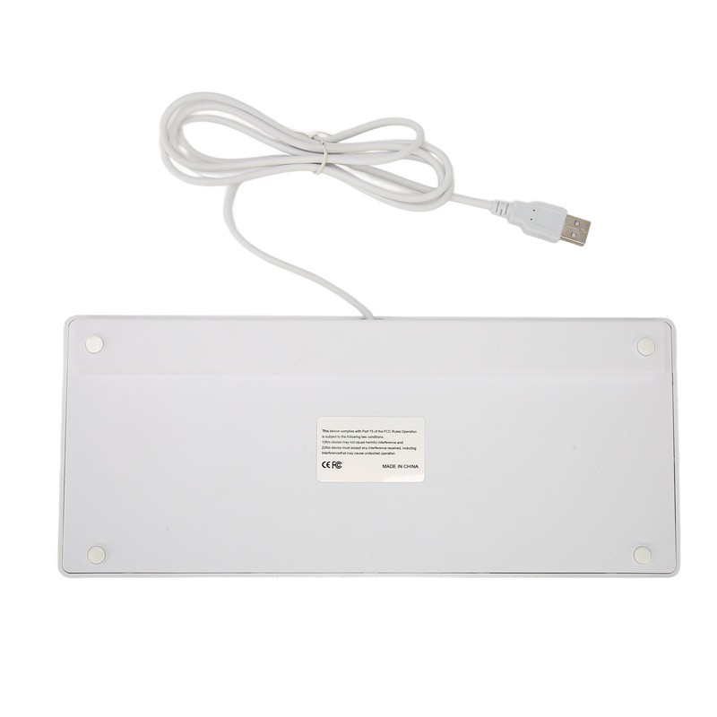 USB Wired Keyboard 78 Scissor Keys 13 Shortcut LED Indicator