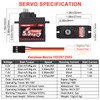HobbyPark Waterproof 5.5kg High Torque RC Micro Servo Coreless Motor