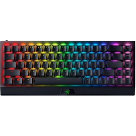 Razer BlackWidow V3 Mini HyperSpeed 65% Wireless Mechanical Gaming Keyboard: Green Mechanical Switches Tactile & Clicky - Phantom Pudding Keycaps - Chroma RGB - Up to 200 Hr Battery - Snap Tap