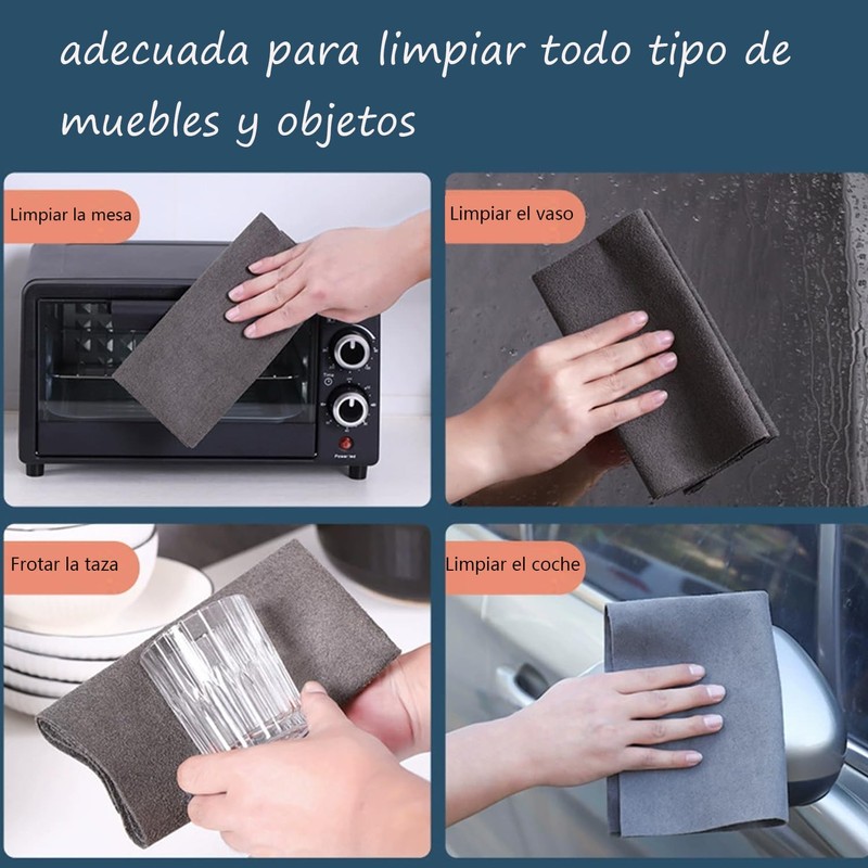 XINYUICEAN Paños de Limpieza de Microfibra, 5 Piezas Paño de