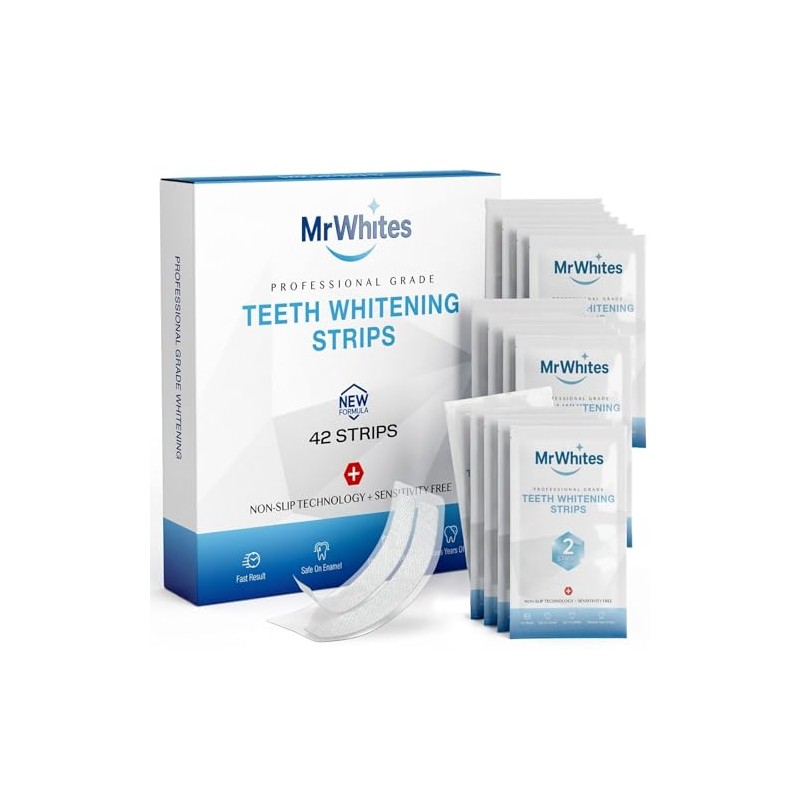 Teeth Whitening Strips Professional Strength – 21 Treatments (42 Strips)