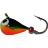 K&E SKP-10-107 Pelkie Tungsten Jig, Size 10, Black/Orange/Chartreuse 1/Card