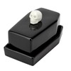 Kcgani 1 Pcs Ceramic Butter Dish with Lid Set, Black