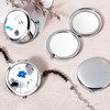 Eabdice Pack of 6 Pocket Mirrors, Compact Round Mirrors, Looking