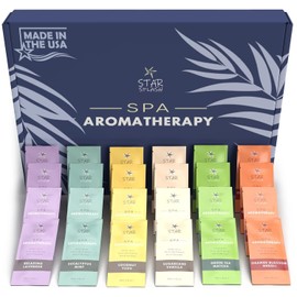 STAR SPLASH Hot Tub Aromatherapy Multipack - Set of 24 Relaxing Bath or Spa Scents Including Lavender, Eucalyptus Mint, Vanilla, Coconut Yuzu, and More - Paraben-Free, Hot Tub Accessories for Adults