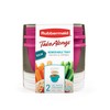 Rubbermaid TakeAlongs Snacking Food Storage Containers, 2 Cups Size -
