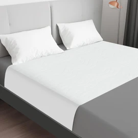 Incontinence Bed Pads Washable Waterproof for Adults & Kids, Reusable Mattress Protector Underpads Tuckable Quick Dry, Fits Full Size Bed, 36" x 54", White