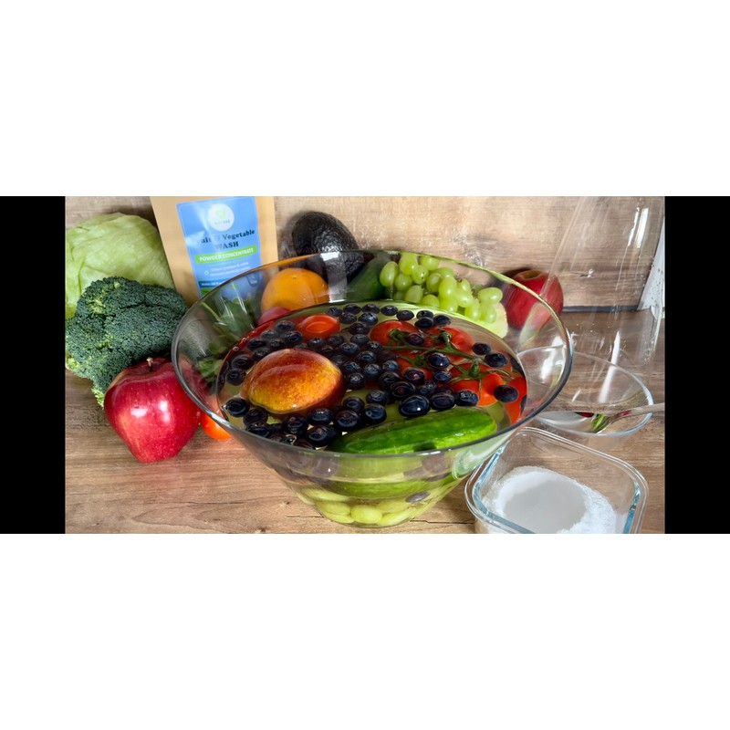 Natree Fruit and Vegetable Wash - Spray or Soak, Makes