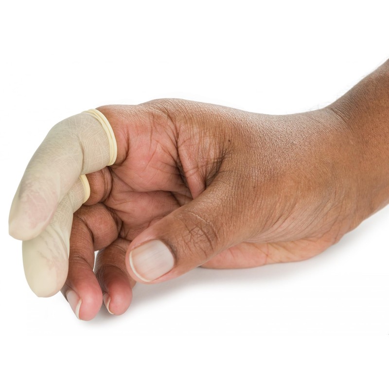 Graham Field Finger Cots Latex, Large 144 ea