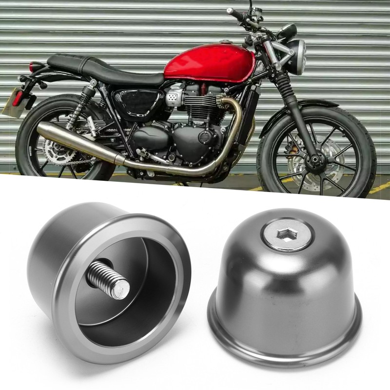 Motorcycle Handlebar End Cap CNC Aluminum Alloy Replacement for Triumph