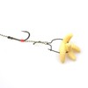 130 Pcs Fishing Maggots Clips Stainless Steel Bait Hook Fishing