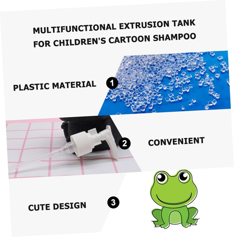 KONTONTY Piece Cartoon Lotion Pump Bottles Foaming Pump Bottle Dispenser