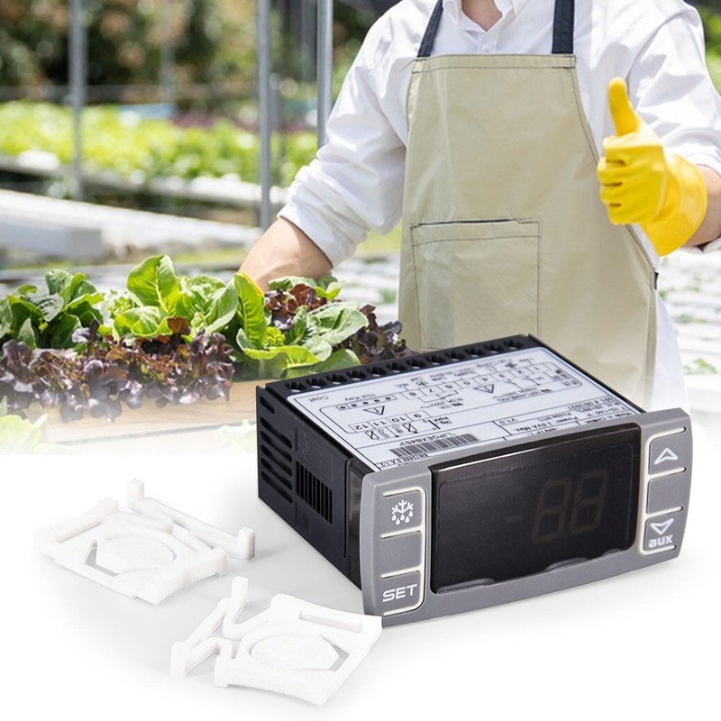 SYWAN XR06CX-4N1F1 Temperature Controller for 120V 50-60hz Commercial Refrigerators/Freezer, with