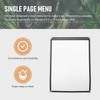 Gokoti 10 Pack Menu Covers - Single Page, 2 Views,