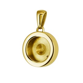 Quiges Ladies Stainless Steel – Mini Coin Pendant Necklace for Women (Random Color) for Quiges Mini Coins, Stainless Steel, Shiny Gold