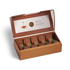 Tea Forte Pumpkin Spice Organic Black Tea Petite Presentation Box Tea Samplers, 10 Handcrafted Pyramid Tea Infusers…