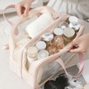 Dry Wet Toiletry Bag Breathable Mesh Dry Wet Separating Makeup