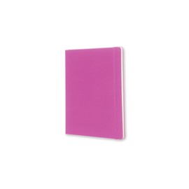 Moleskine Classic Notebook, Hard Cover, XL (7.5" x 9.5") Ruled/Lined, Magenta, 192 Pages