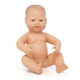 Miniland Educational - 15.75'' Anatomically Correct Newborn Baby Doll, Caucasian Boy