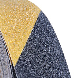 2 Inch X 16.4ft Non Slip Safety Grip Tape for Stairs Steps Non Skid Tread High Traction Friction/Strong Grip Abrasive Adhesive Hazard Caution Tape- Black/Yellow