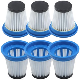 6 Pcs 520280 HEPA Replacement Filter for Kenmore Stratus 24V 2-In-1 Cordless Stick Vac DS1030 and fit for Kenmore 16V Cordless Lightweight Vacuum DS1020, Reusable & Washable Vacuum Filters Replacement