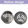 Stainless Steel Gutter Leaf Guard Set, 2 Pieces, 100 mm