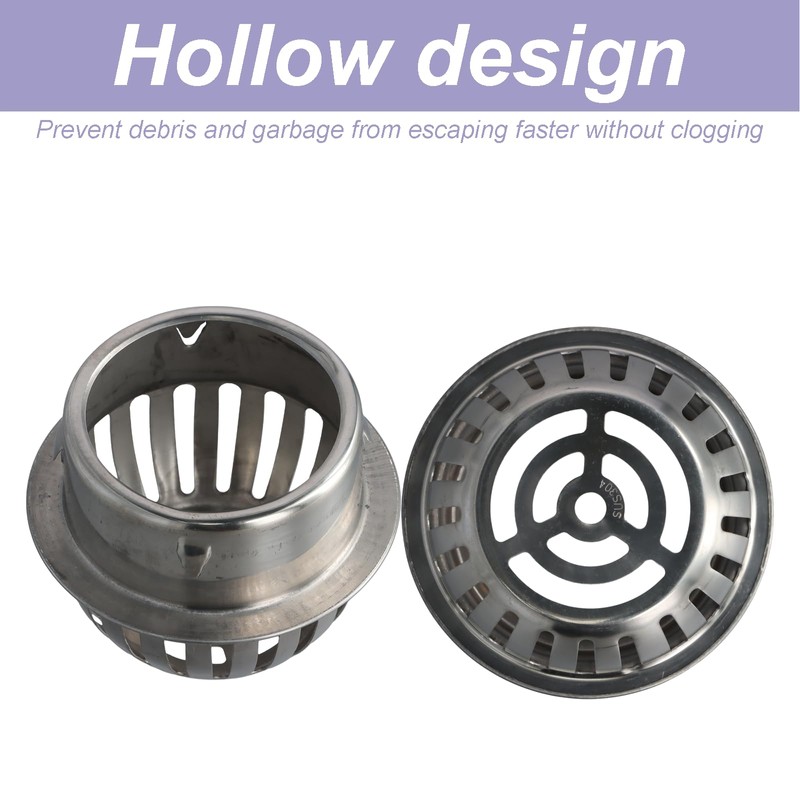 Stainless Steel Gutter Leaf Guard Set, 2 Pieces, 100 mm