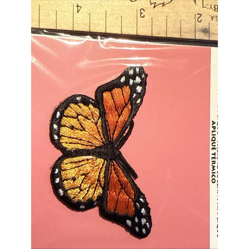 Patch It Up Monarch Butterfly Patch Embroidered Applique New In