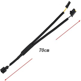 ShuaWdk Toyota Horn Harness, Toyota Single Horn to Double Horn, Conversion Harness, Single Horn to External Double Horn! For Toyota Cars, TOYOTA Horn, Bifurcated Harness, 2 Branch Connectors,