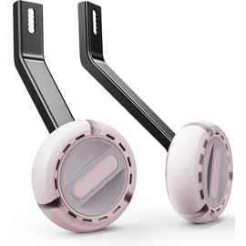 Empathech Training Wheels for 20 inch Bike, Safety Max—High-Strength Steel with Anti-Tip Design, Long-Lasting Light Up Bicycle Training Wheels for Kids Bike, Fits 20'' Single-Speed Only, Purple