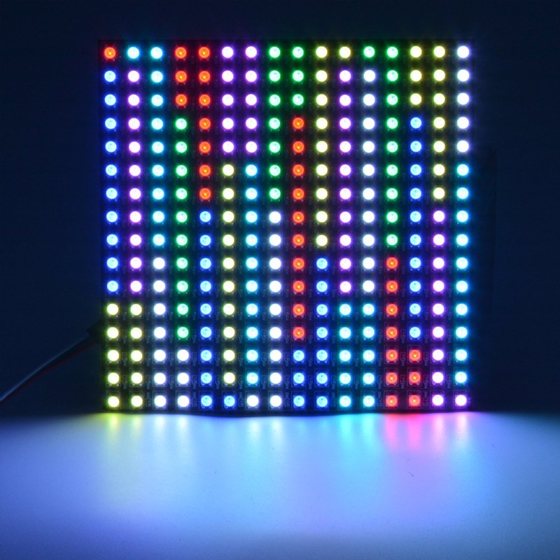 WESIRI - Matriz LED de 16 x 16 pulgadas, 256