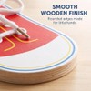 Wooden Shoe Lacing Practice Board, Learn to Tie Training Kit,