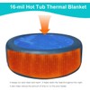 Solar Pool Cover 7 ft Square Hot Tub Thermal Blanket
