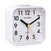 Peakeep Small Battery Operated Analog Travel Alarm Clock Silent No