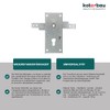 KOTARBAU® Garage Lock 60 mm Steel Gate Lock Garage Door
