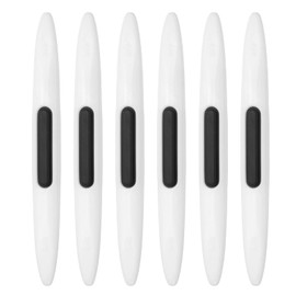 sourcing map 6pcs Car Door Edge Guards Protectors Anti-Collision Side Door Edge Protector Trim Strip Anti-Scratch Universal Vehicle Exterior Accessories for SUV Pickup Truck, Transparent