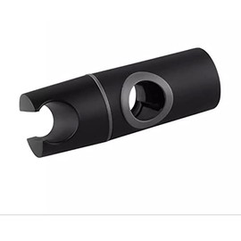 Housler Mat Black Shower Head Slider Holder Bracket (22 mm Mat Black Shower Holder)
