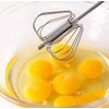 Semi-Automatic Egg Whisk Beater - Stainless Steel Wire Whisk Hand