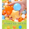 TRENDPLAY Ball Pit Balls Big Star Heart Shapes for Toddlers