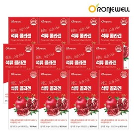 NS Home Shopping 로니웰 레드 석류 콜라겐 젤리스틱 15포 x 12개 (초저분자 피쉬콜라겐)..[32380853] Ronniwell Red Pomegranate Collagen Gel Stick 15 Packs x 12 (Ultra-Low Molecular Fish Collagen)