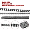 520 Heavy Duty Carbon Steel Motorcycle Chain with Opener, for