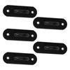 5pcs Ceiling Hook Pad Thickened Black Stainless Steel Baking Painting