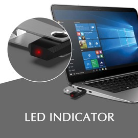 TOPESEL 32GB USB 2.0 Flash Drives 10 Pack, Swivel Thumb Drive with LED Indicator