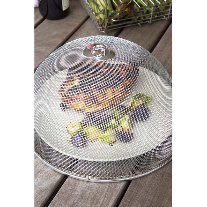 Fox Run Brands Chrome Mesh Food Cover For Outside, 11.75