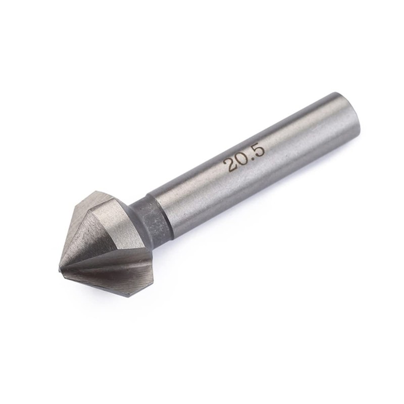 6 Pcs Cobalt Steel Single-End Countersink Chamfer Tool Deburring Tool