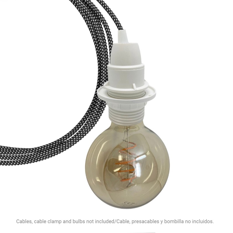 HALOTEC Pack of 4 lamp holders E14, with thread and