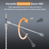 Cubilux 3.5mm Headphone Cable with Boom Mic, Mute Switch, Volume
