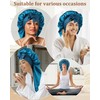 AWAYTR Long Silk Bonnet for Sleeping - 100% Mulberry Silk